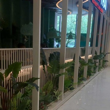 Thi Công Bồn Cây Giả Cho Công Ty Sơm Tum Thái Tại 175 Nguyễn Thái Học